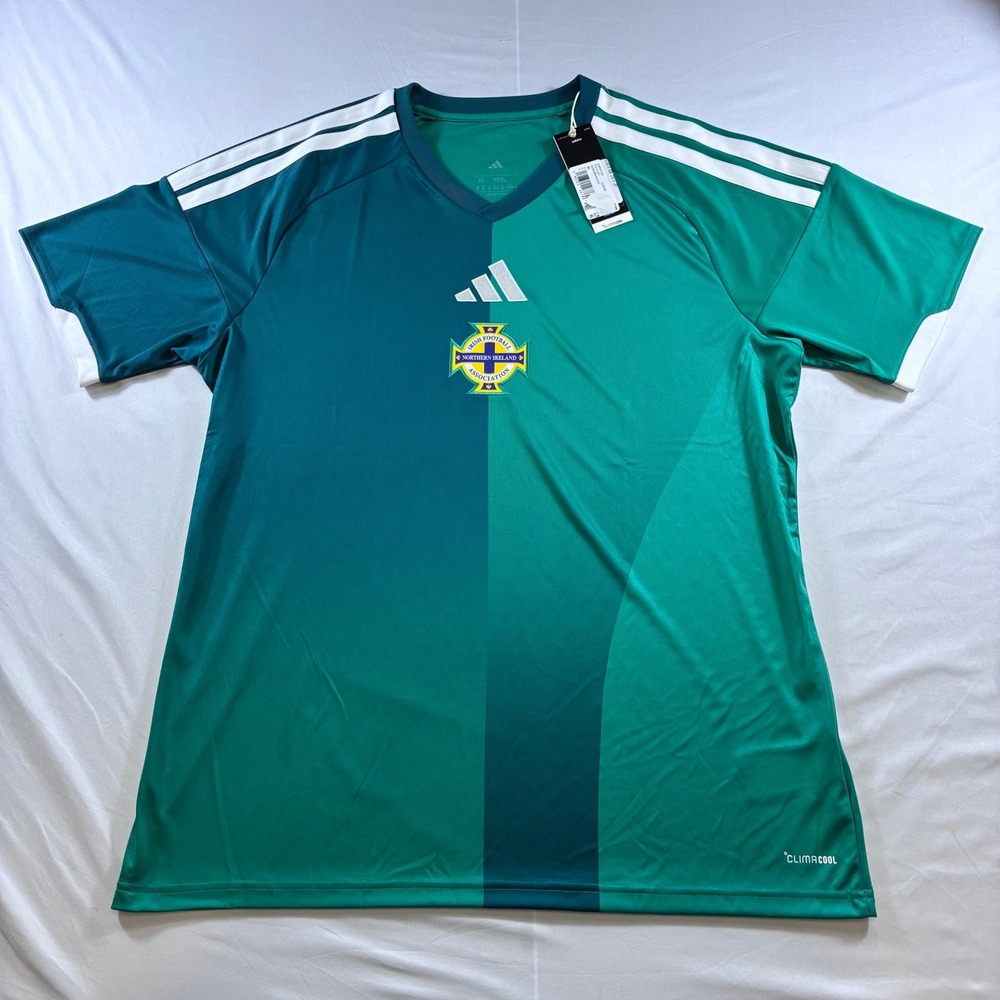 Adidas Northern Ireland Home Jersey Mens XL Green IFA Soccer Shirt JL6919 NEW